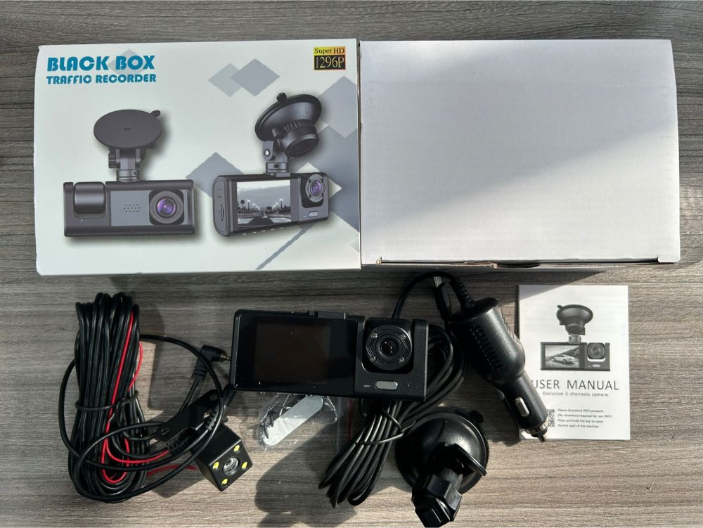 Cámara Dash Cam 3 en 1 para Carro
