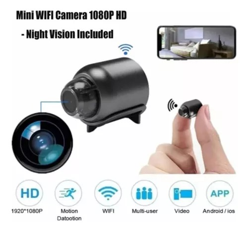 Mini Camara Espia Tipo Bala Vigilancia SKU: w34e