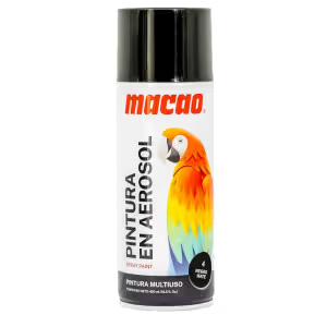 PINTURA SPRAY MACAO NEGRO MATE  4 Envíos en dos días  Envios Icon Pago seguro con PixelPay  macao Logotype PINTURA SPRAY MACAO NEGRO MATE 4 Código: 067659