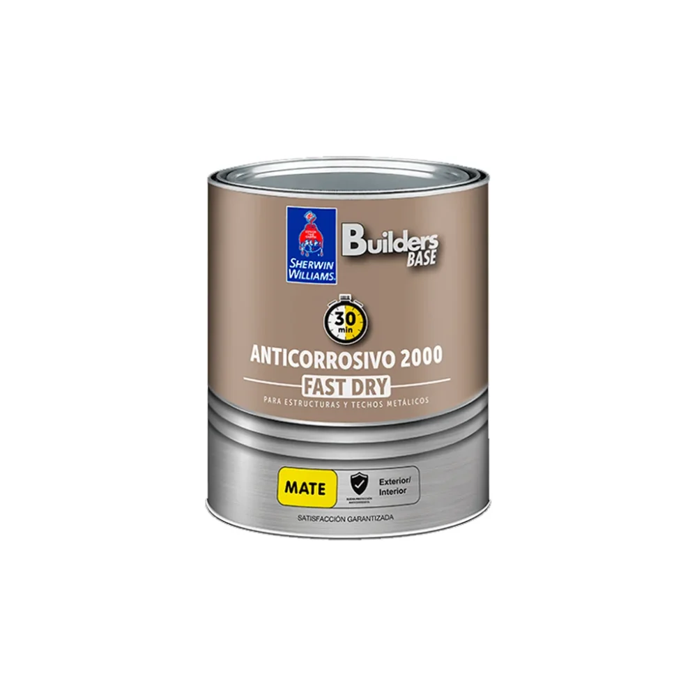 Anticorrosivo para estructura de techos metalicos 1/4-galon sherwin williams c62lcr1 azul 45199