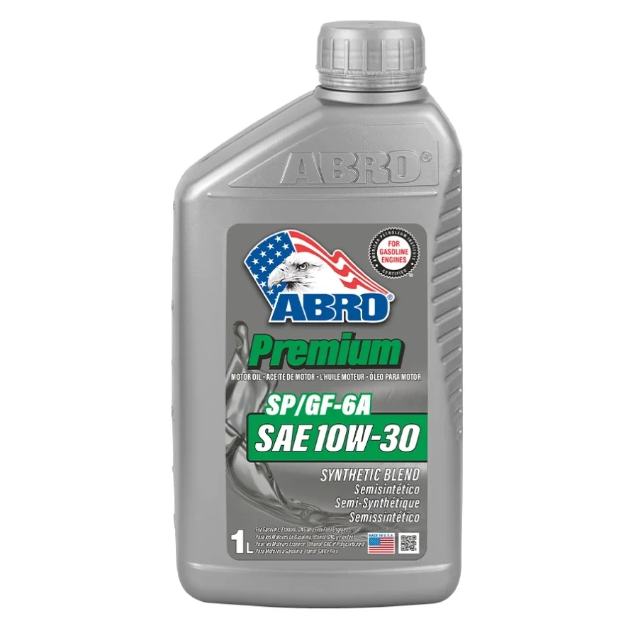 Aceite de motor 10w-30 1-litro semi-sintetico abro  Codigo: 104773