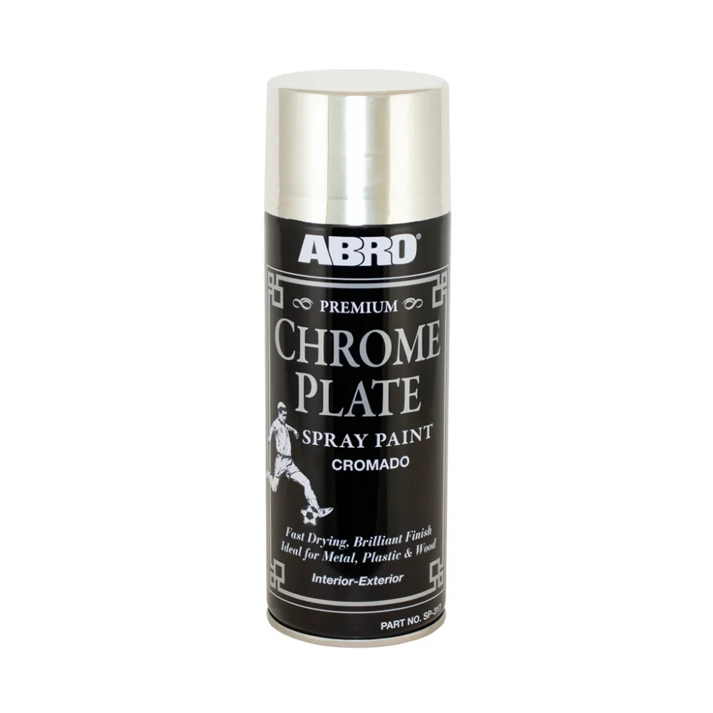 Pintura en spray 18 kilates abro sp-317 plateado  Codigo: 60180