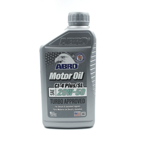 Aceite para moto 20w/50 1/4 ab mo2050slci4qt  Codigo: 12642