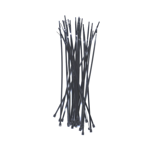 Abrazadera plastica ajustable 18"x5mm 25pc negro  Codigo: 60256