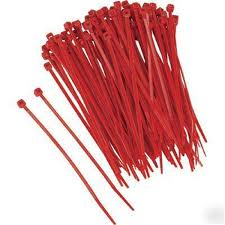 abrazadera plastica roja 85143