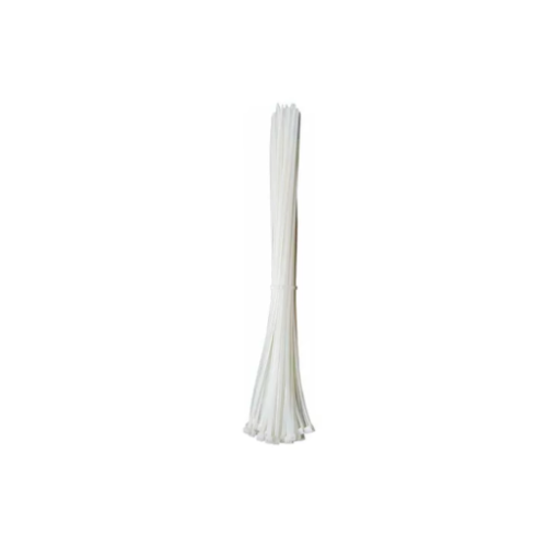 Abrazadera plastica ajustable 6" 100pc vikingo blanco  Codigo: 60262