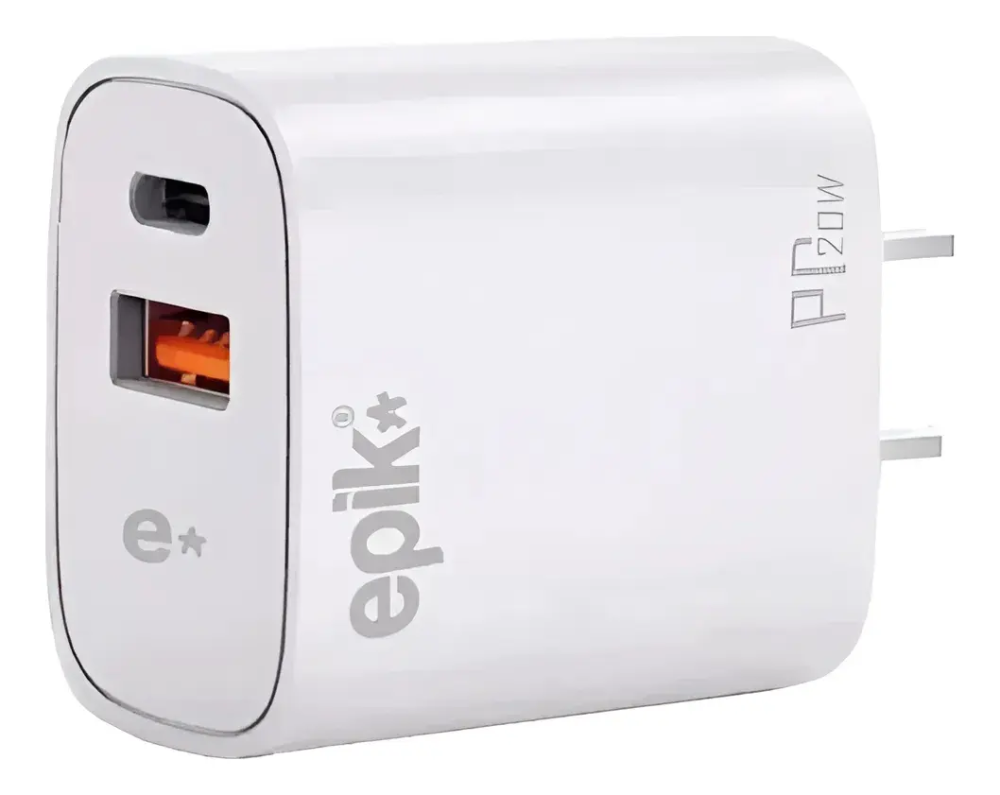 CARGADOR EPIK C A C 20W FAST