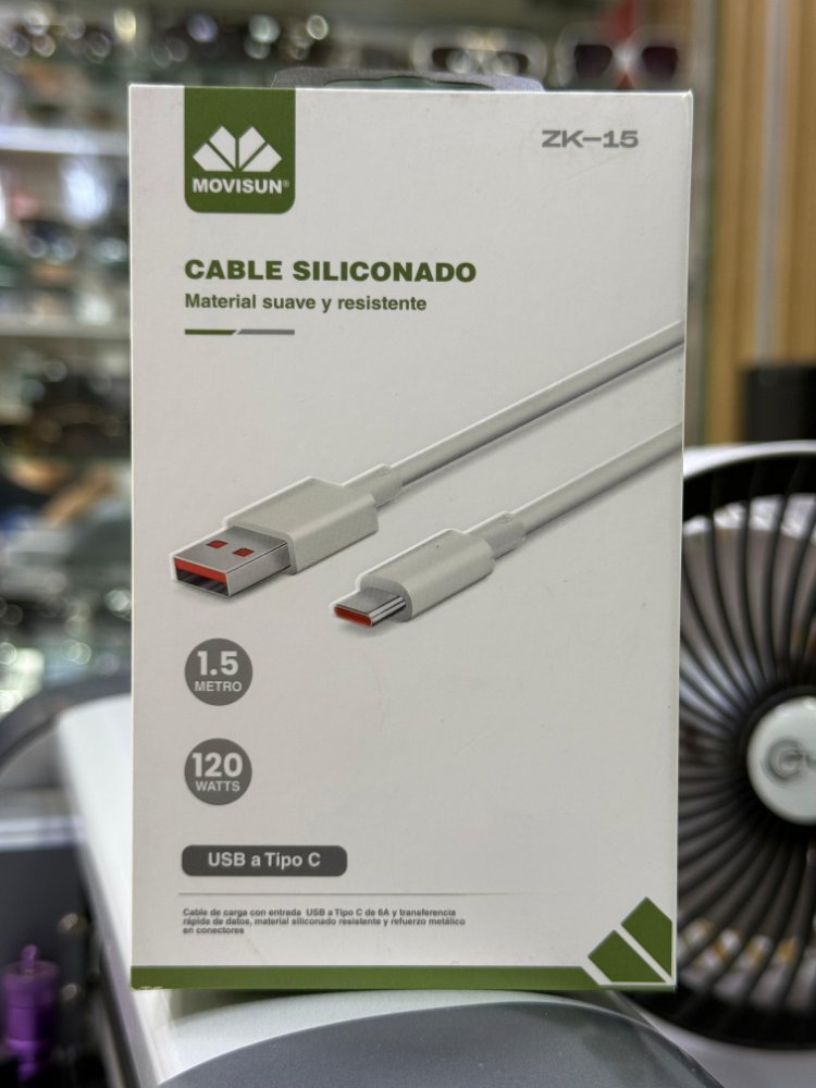 CABLE MOVISUN USB C 120W ZK15