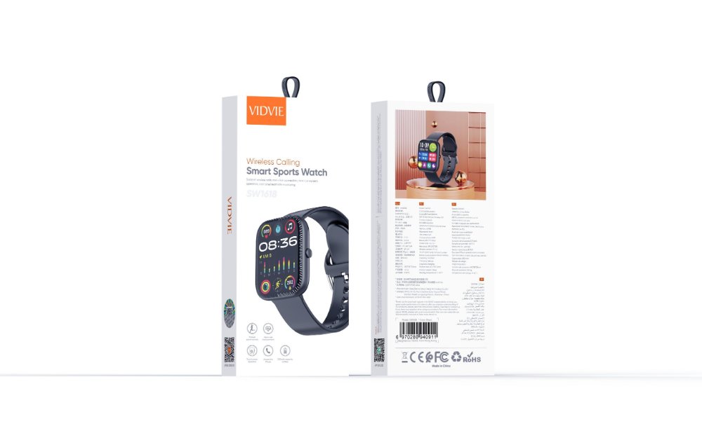SMART SPORTS WATCH VIDVIE SW1618 NEGRO