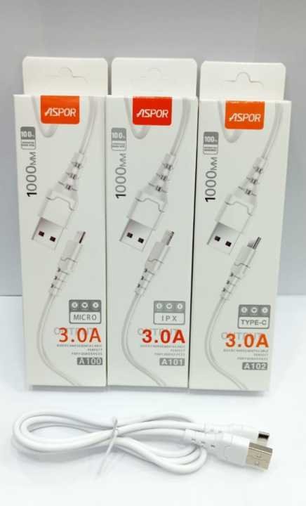 CABLE ASPOR A101 USB IPH 3.0A