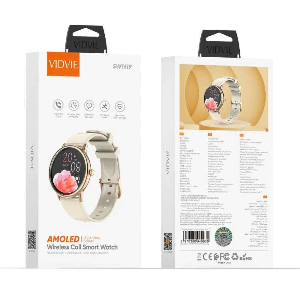 SMART WATCH VIDVIE SW1619