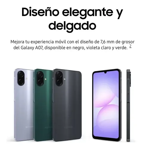 SAMSUNG A07 128/4RAM VERDE