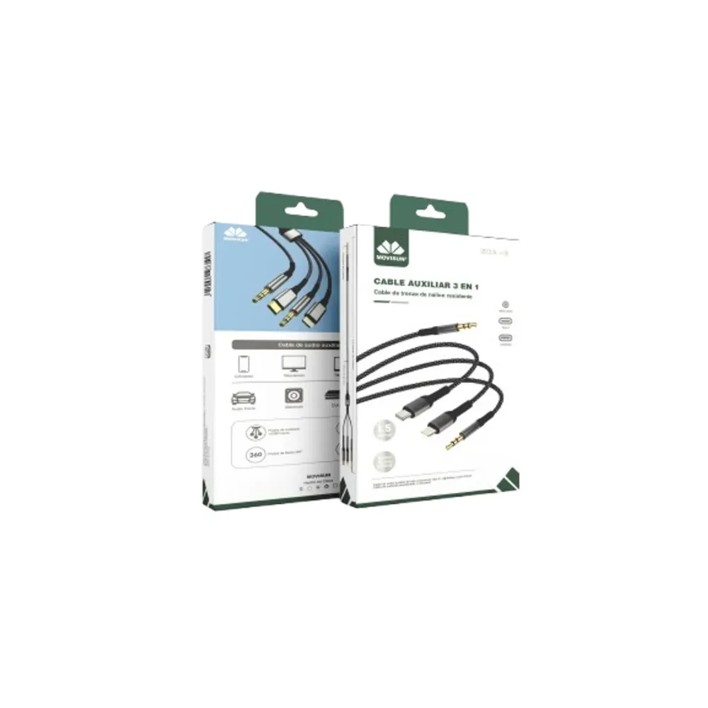 CABLE MOVISUN AUXILIAR 3 EN 1 ZCA 3