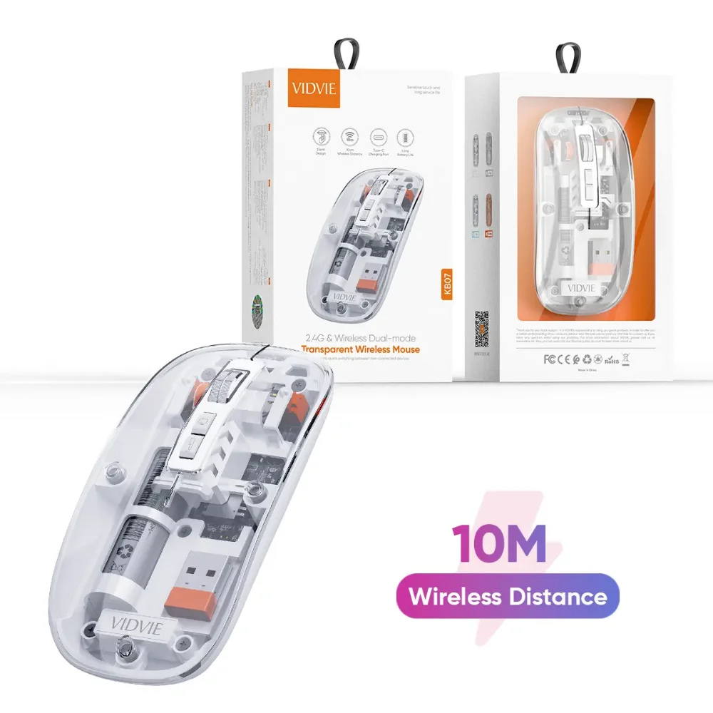 MOUSE TRANSPARENT VIDVIE KB07