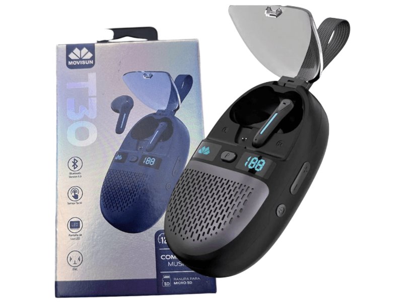 BLUETOOTH T30 MOVISUN NEGRO