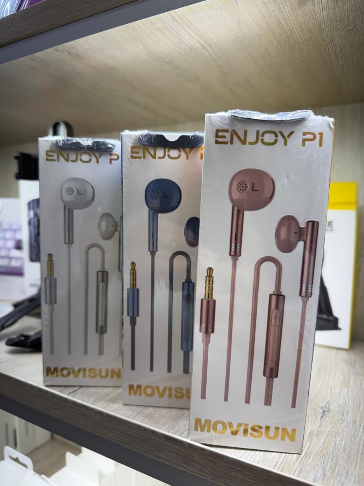 MANOS LIBRES MOVISUN ENJOY P1 3.5 BLANCO ,AZUL Y ROSADO