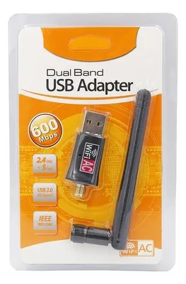 ADAPTADOR WIFI DOBLE BANDA 600MB 2B/A