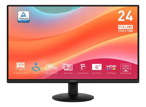 MONITOR MSI 24'' MP242L FHD 100 HZ IPS