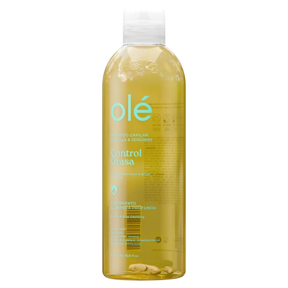Shampoo Capilar Cebolla Y Jengibre Control Grasa