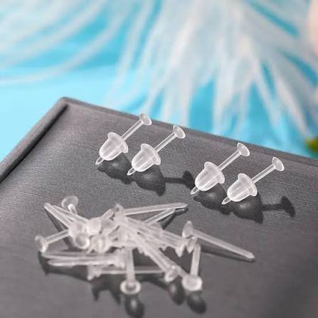 Sujeta aretes plastico