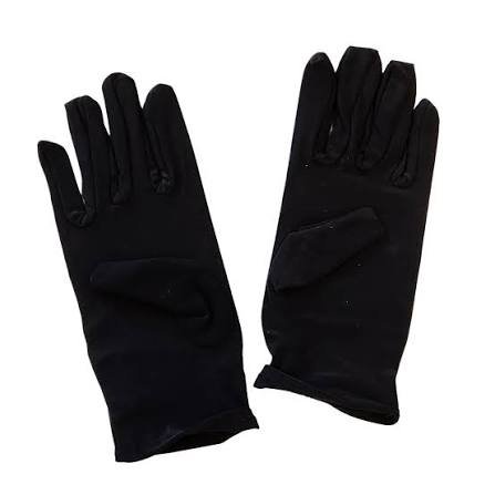 Guantes de tela - Negro