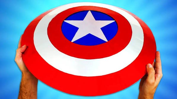 Escudo plastico capitan america