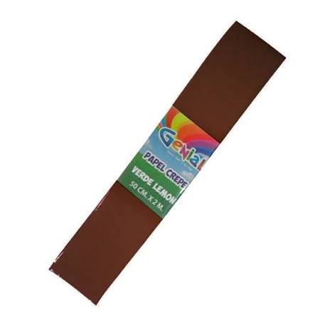 Papel Crepe Pliego Cafe Oscuro