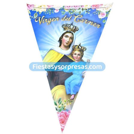 Banderin Virgen del carmen