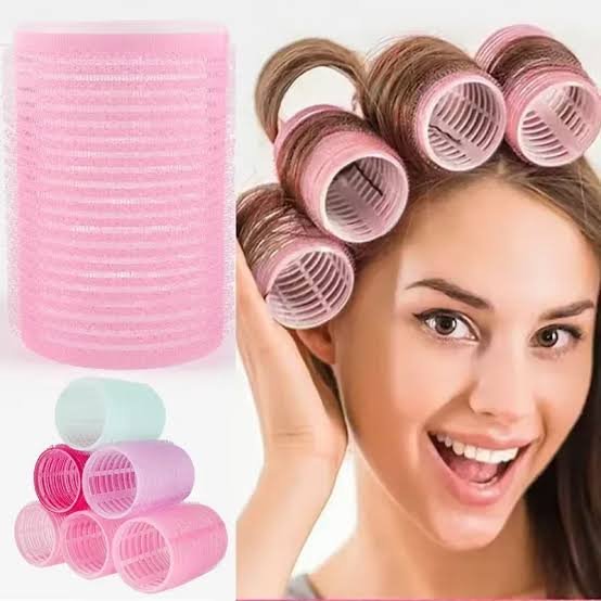Rulos tipo velcro X 6