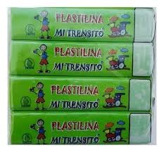 Barra Plastilina Verde Claro Trensito