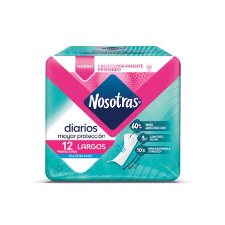 Protectores Nosotras Largos X 12