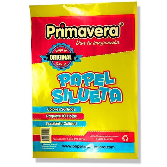 Papel Silueta 1/8