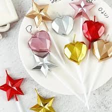 Vela corazon y estrella 3D