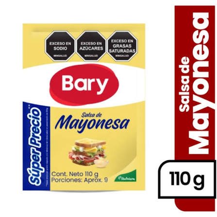 Salsa Mayonesa Bary 110G