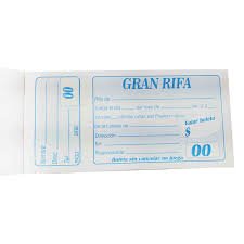 Talonario de Rifa - Grande