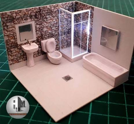 baños para maqueta