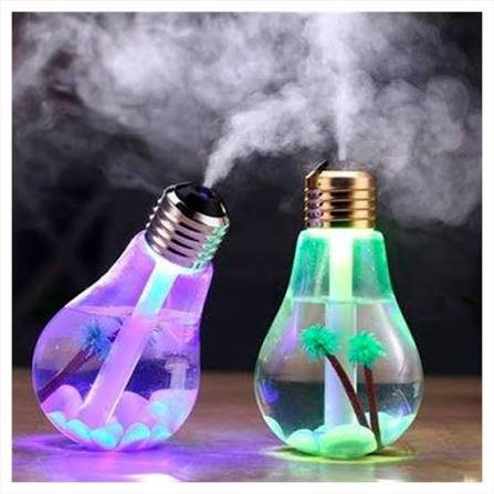 Difusor Humidificador De Aromas Ultrasonico Buid Bombillo 7 Colores