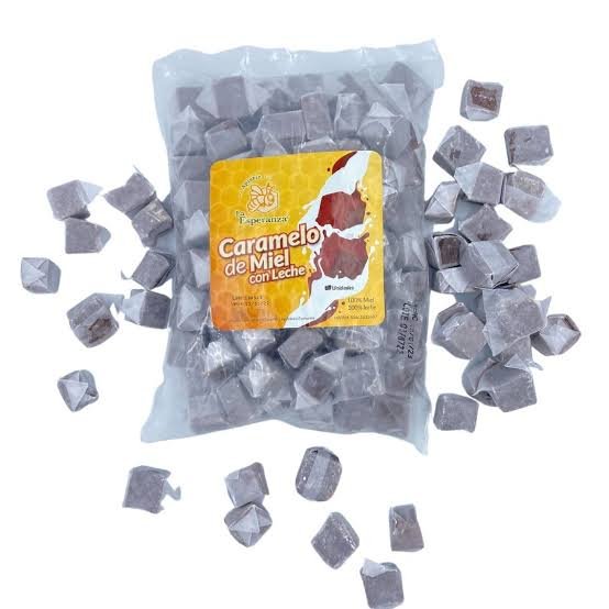 Caramelos de miel con leche