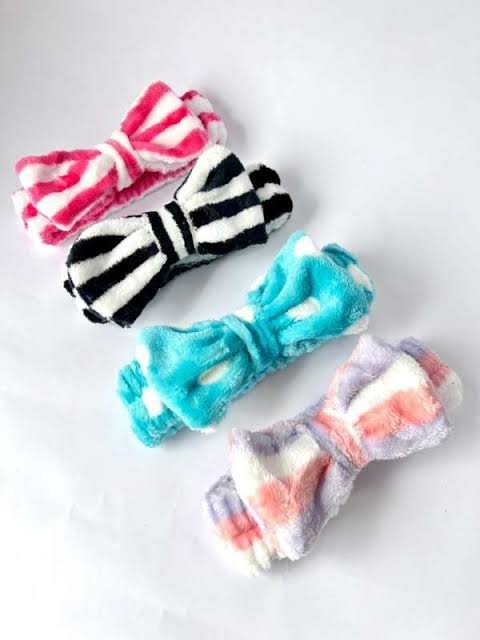 Diadema peluuche para Maquillaje