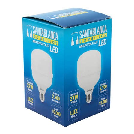 Bombillo SANTA BLANCA led 27 w