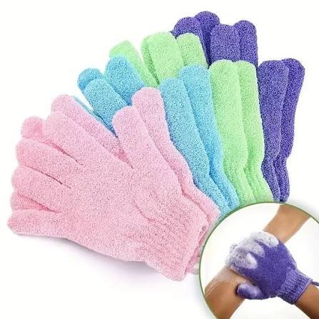 Guantes de baño