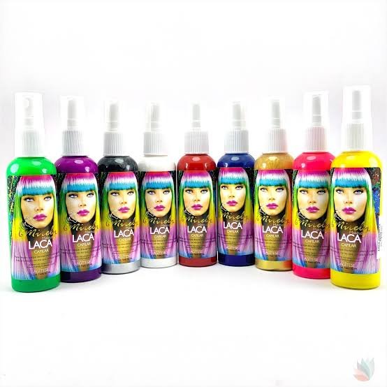 Laca de colores para cabello - Grande