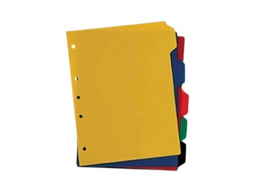 Separador Plastico Carta X 5