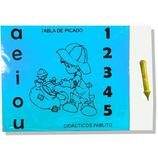 tabla de picado con punzon