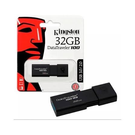Memoria Usb 32Gb Kingston Datatraveler 100 G3