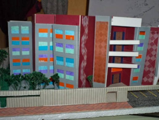 multifamiliar para maqueta