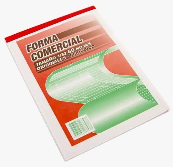 Forma Comercial tamaño 1/16