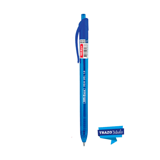Esfero Boligrafo OE-047 Rt Semi Gel 1.0M Azul