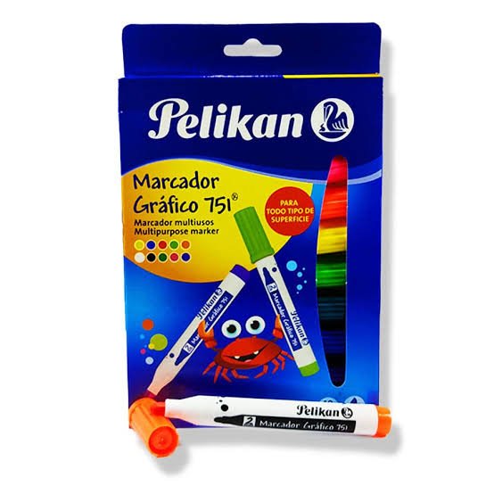 Marcador Grafico Pelikan X 10