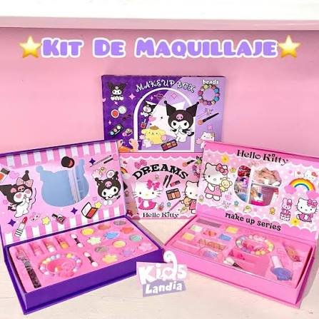 Set de maquillaje para niñas kuromi